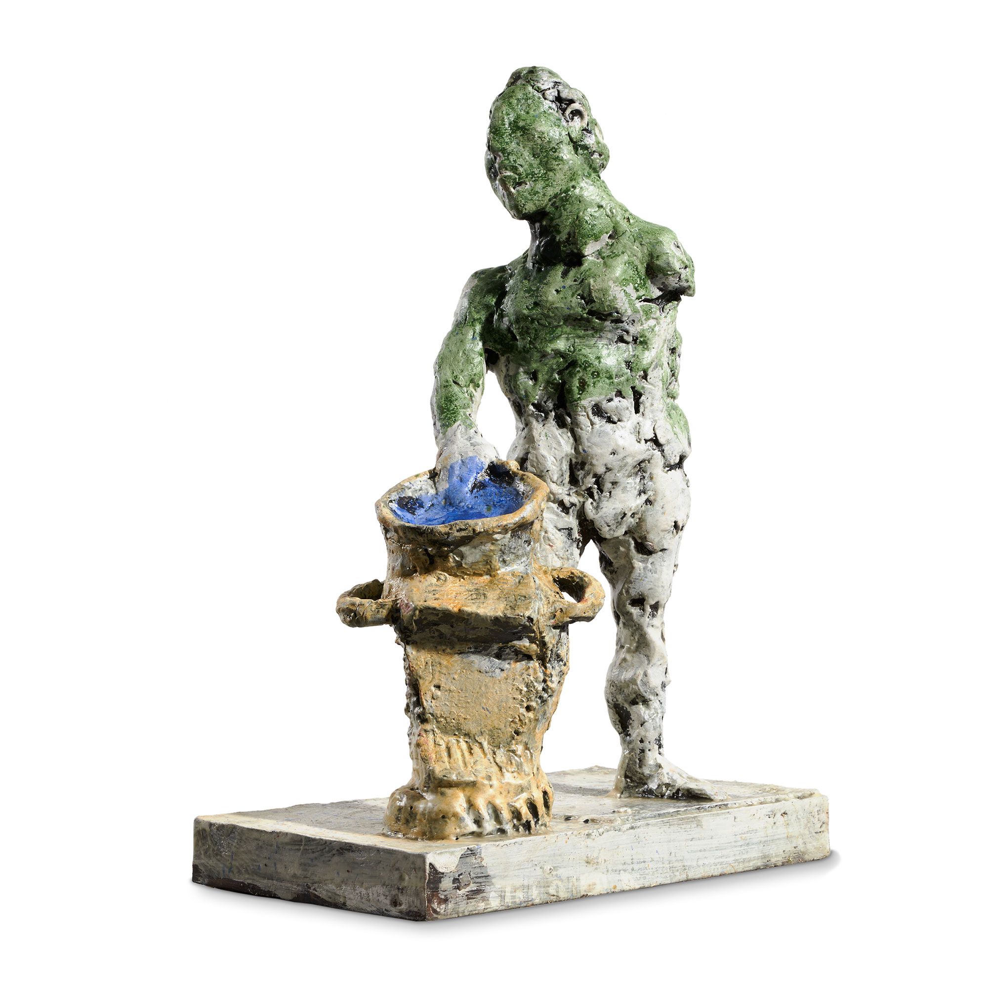 Luepertz_Sternzeichen_Skulptur_Wassermann_Sockel_RGB_L Markus Lüpertz "Sternzeichen" - Wassermann