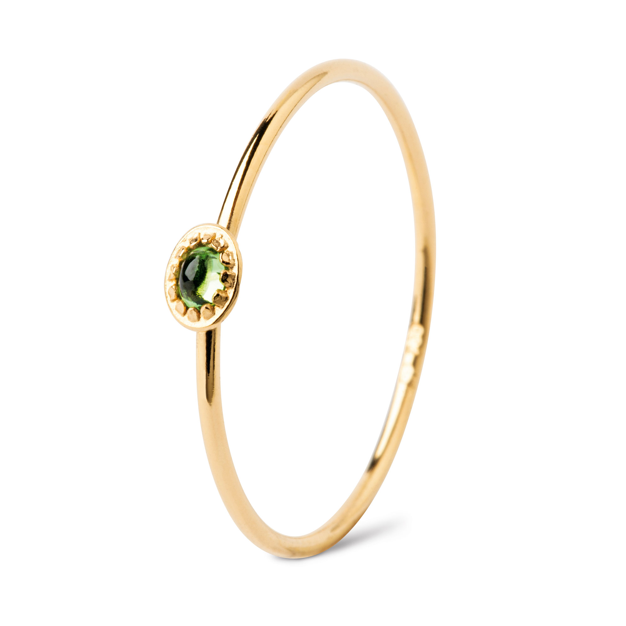 Ring „Solitär“ Gold - 750er mit ovalem Tsavorith Ring „Solitär“ Gold - 750er mit ovalem Tsavorith