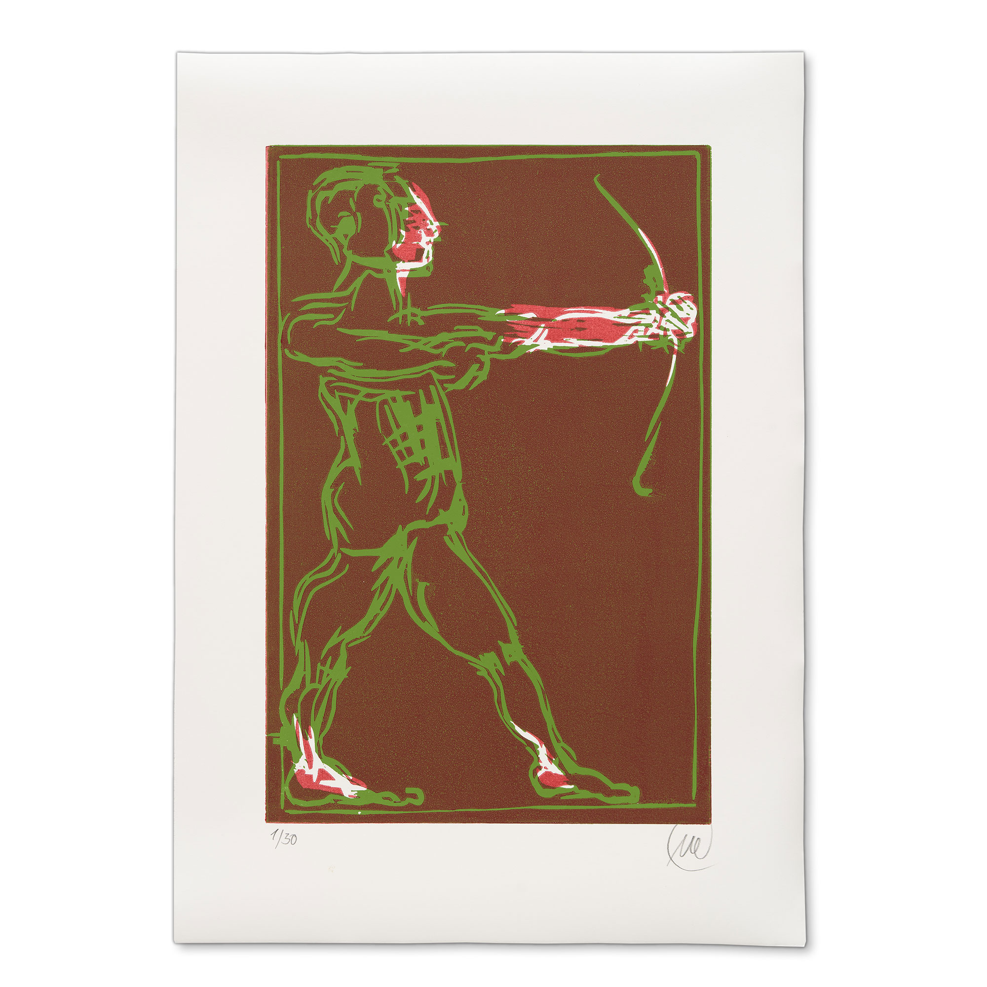 Luepertz_Sternzeichen_Grafik_Schuetze_RGB_L Markus Lüpertz "Sternzeichen" - Grafik Schütze