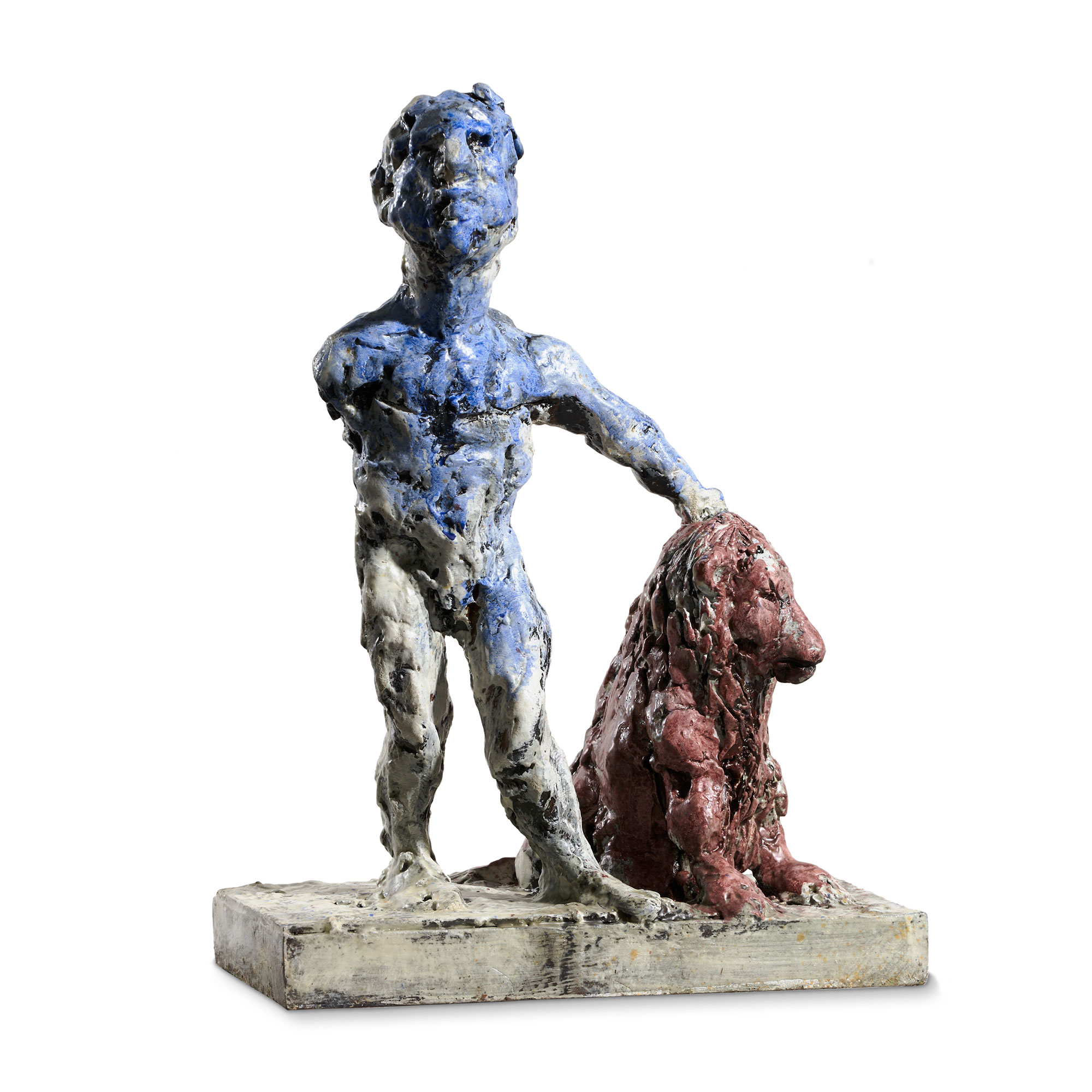 Luepertz_Sternzeichen_Skulptur_Loewe_Sockel_RGB_L Markus Lüpertz "Sternzeichen" - Löwe