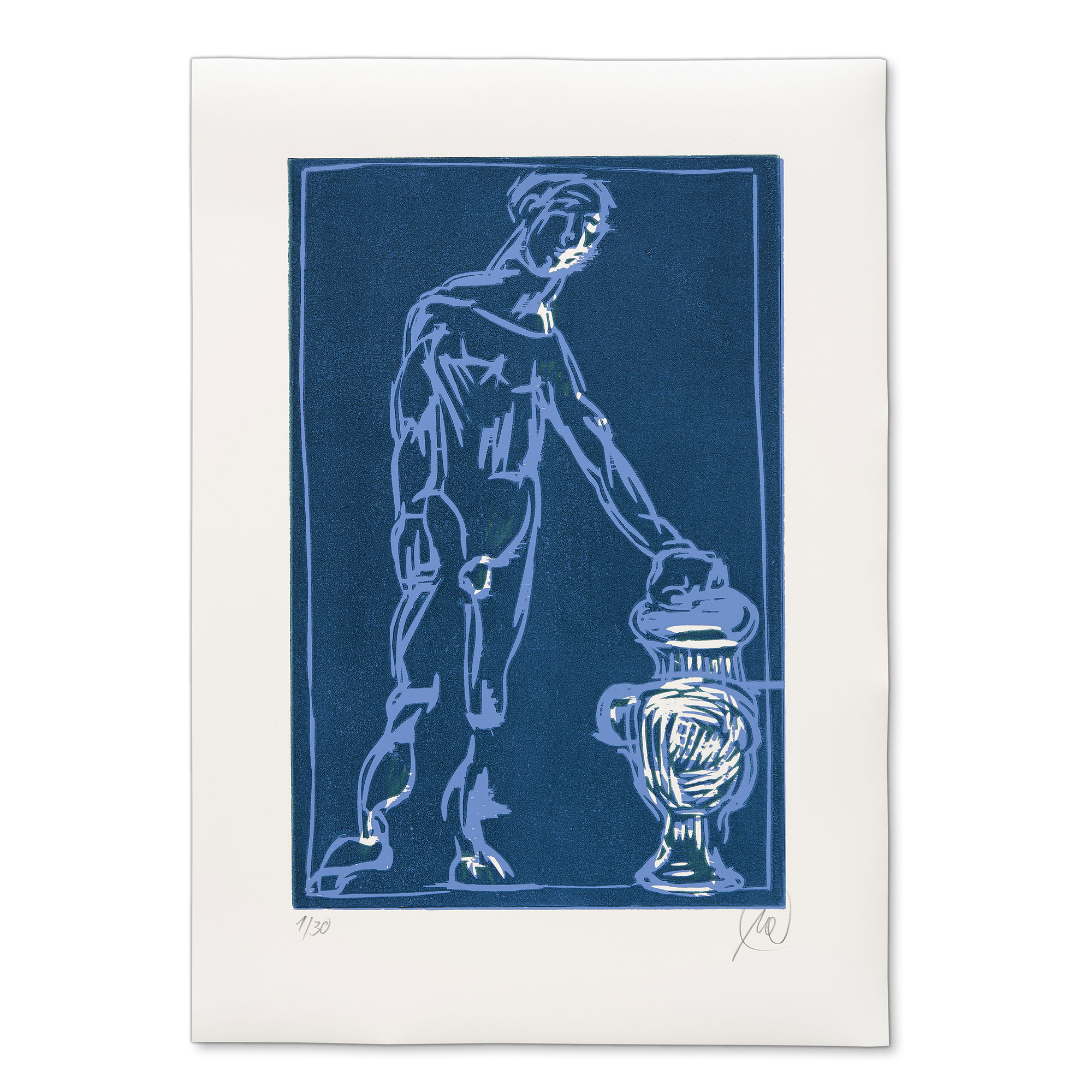 Luepertz_Sternzeichen_Grafik_Wassermann_RGB_L Markus Lüpertz "Sternzeichen" - Grafik Wassermann