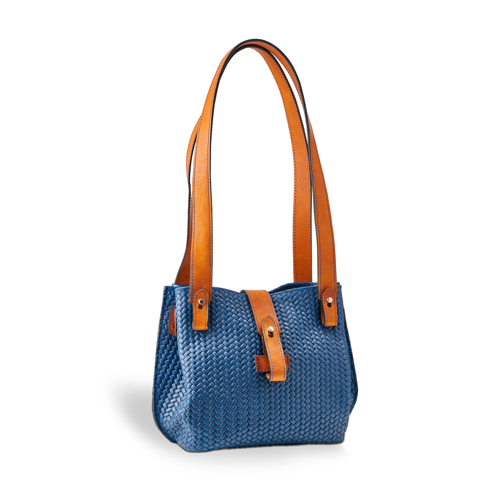Handtasche Sac Avena S  – Flecht blau Handtasche Sac Avena S  – Flecht blau
