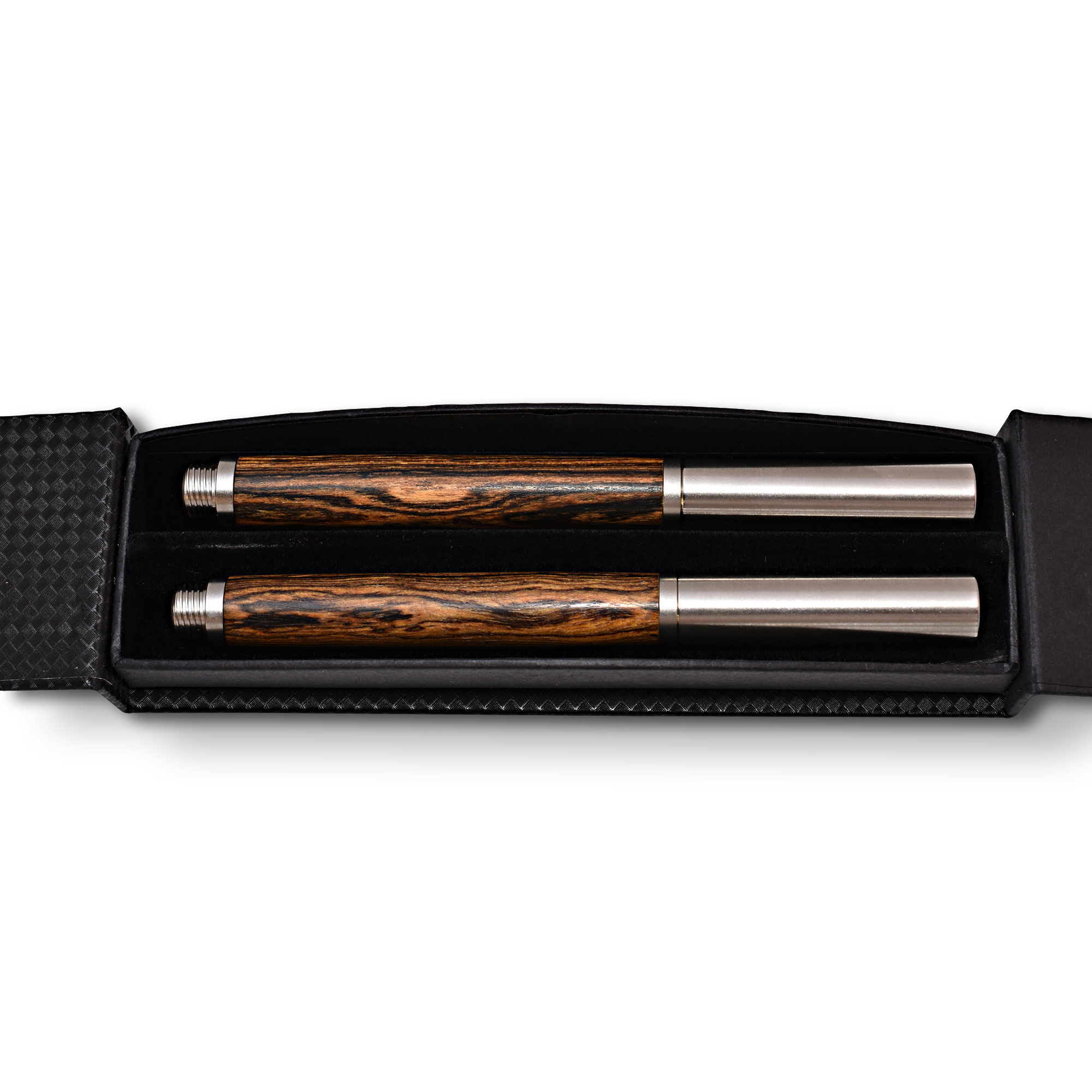 P_Bruell_Bocote_Set_3 Schreibset aus Bocote-Holz