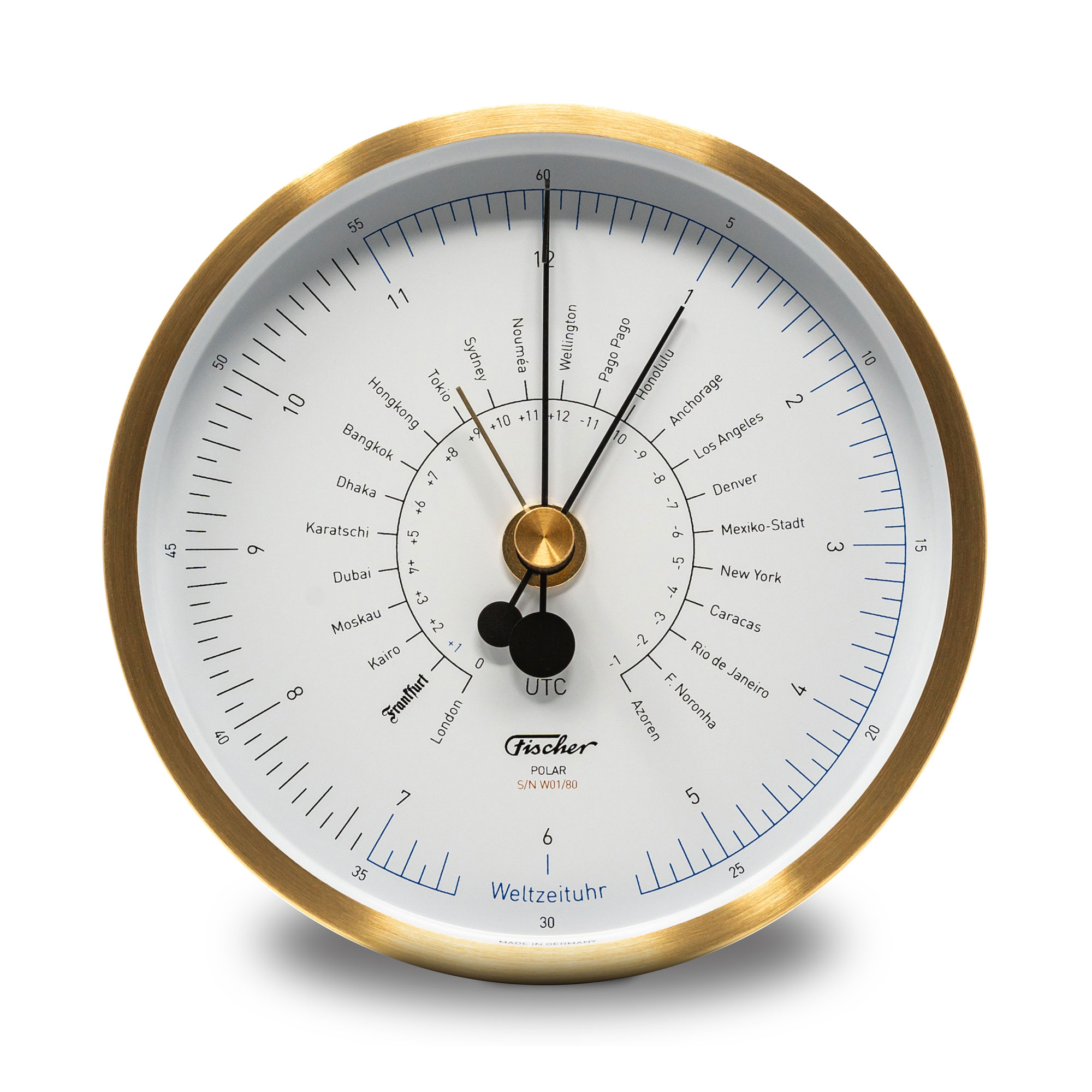 Weltzeituhr Polar