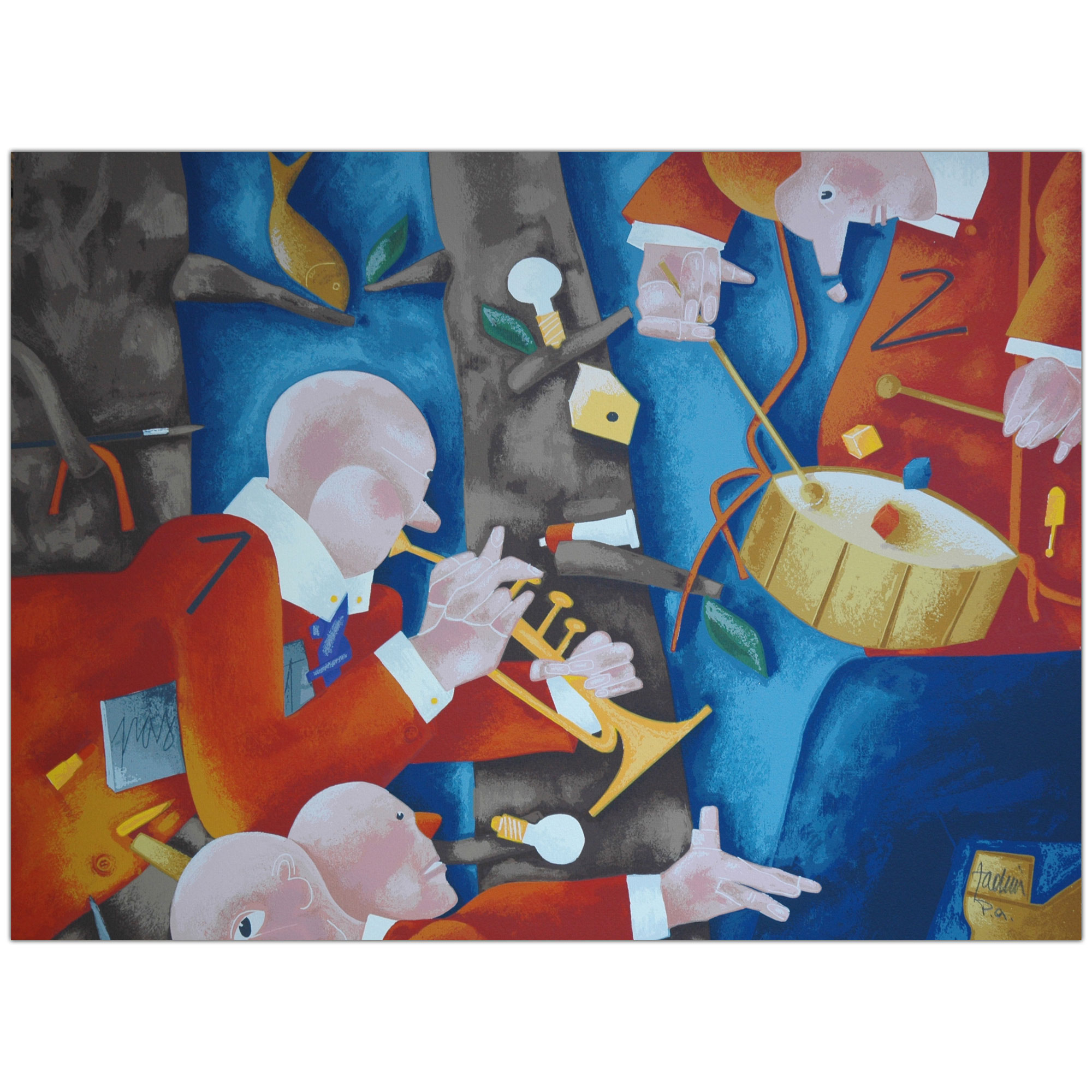 Emilio Tadini – Suonatori Emilio Tadini – Suonatori